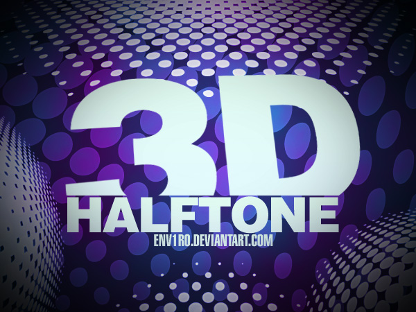 3D Halftone brushes by env1ro