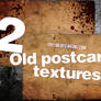 2 Old Postcards textures