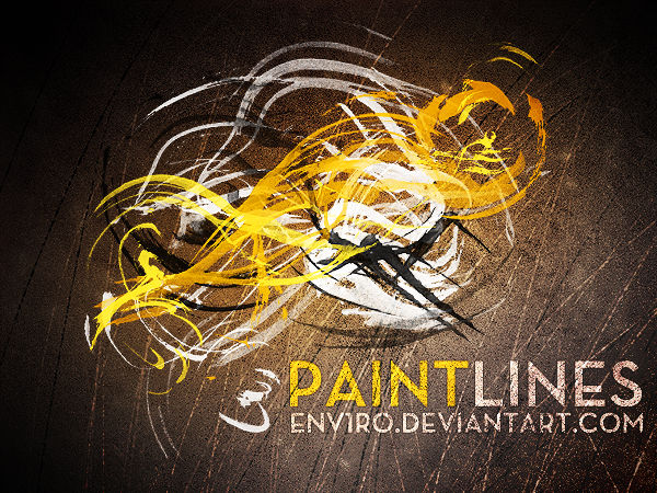 Paint Lines brushes by env1ro on DeviantArt