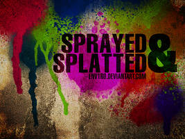 Got Sprayed Photoshop brushes