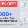 1000+ Watercolor Paint Photoshop Procreate Brushes