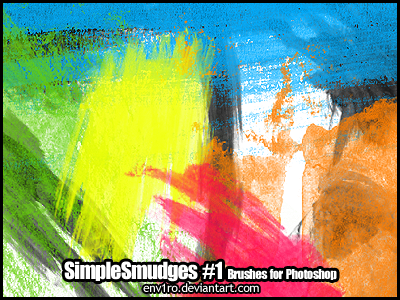 SimpleSmudges .1. Brushes Pack by env1ro