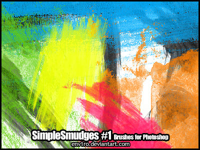 SimpleSmudges .1. Photoshop Brushes