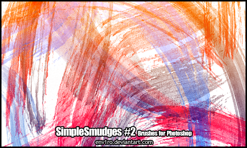 SimpleSmudges .2. Photoshop Brushes Pack