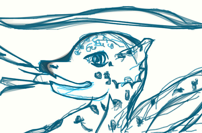 Dragon-ish creature by SentientLight on DeviantArt