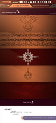 5 Tribal Web Banners