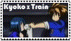 Kyoko x Train stamp by Chibi-Luli