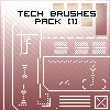 Tech Brushes Pack1 -First-