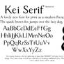Kei Serif 0.6