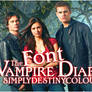 The Vampire Diaries Font BOOK