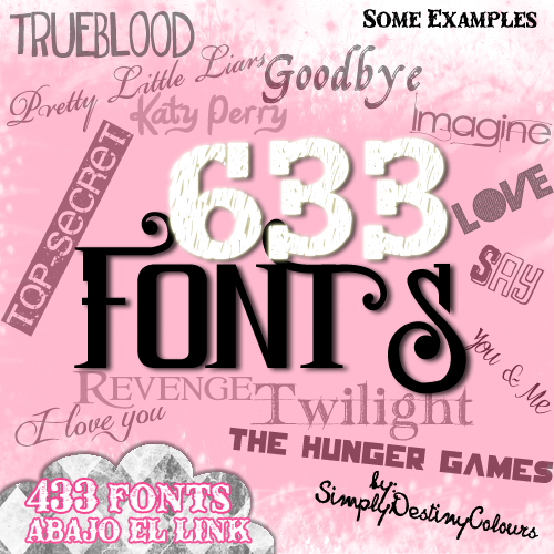 633 FONTS