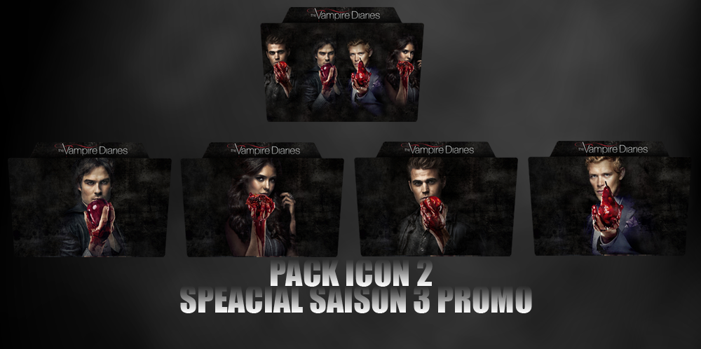 Vampire Diaries Folder Icon 2 by LilSaintJA on DeviantArt