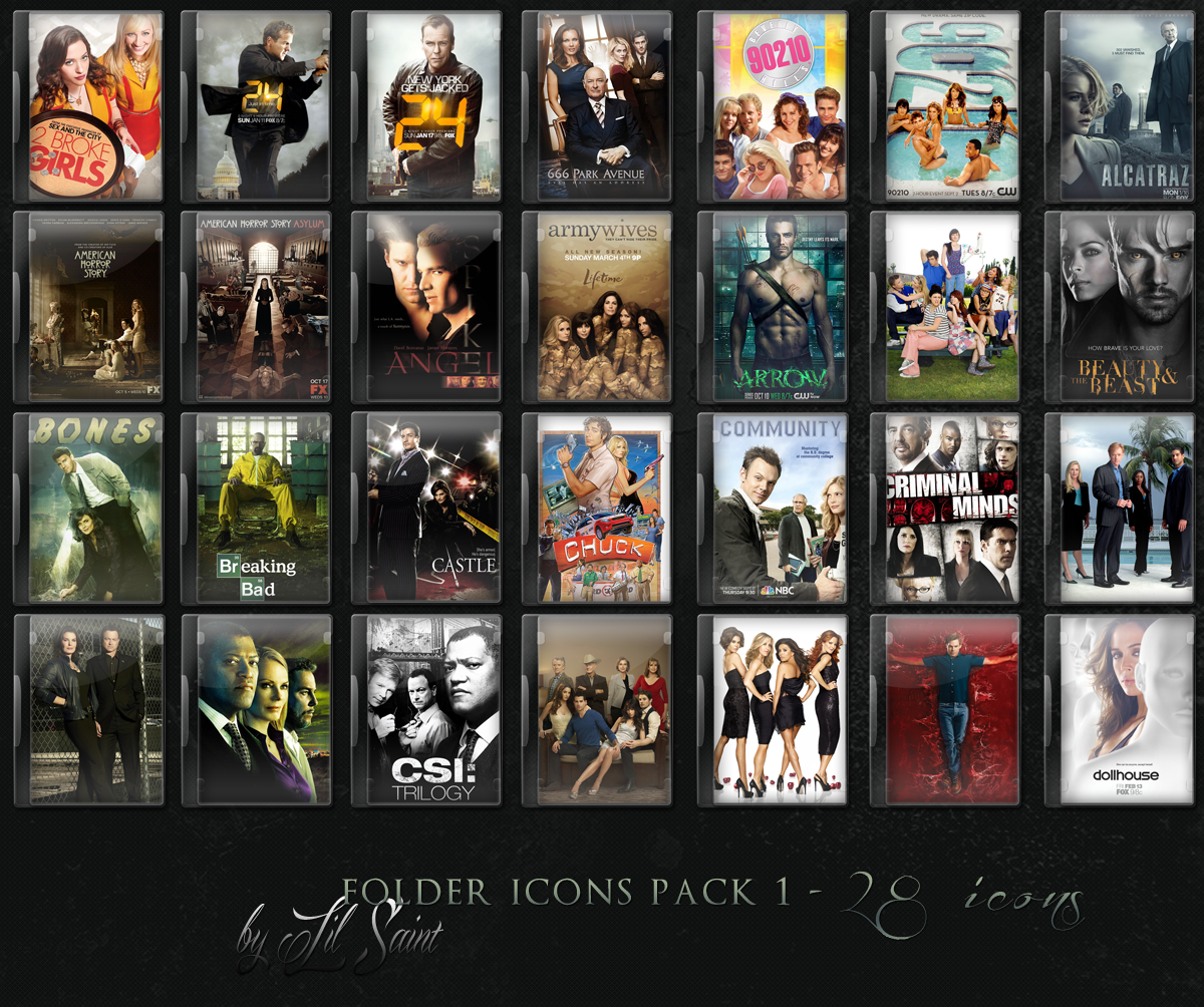 Folder Icon Pack 1 by LilSaintJA on DeviantArt