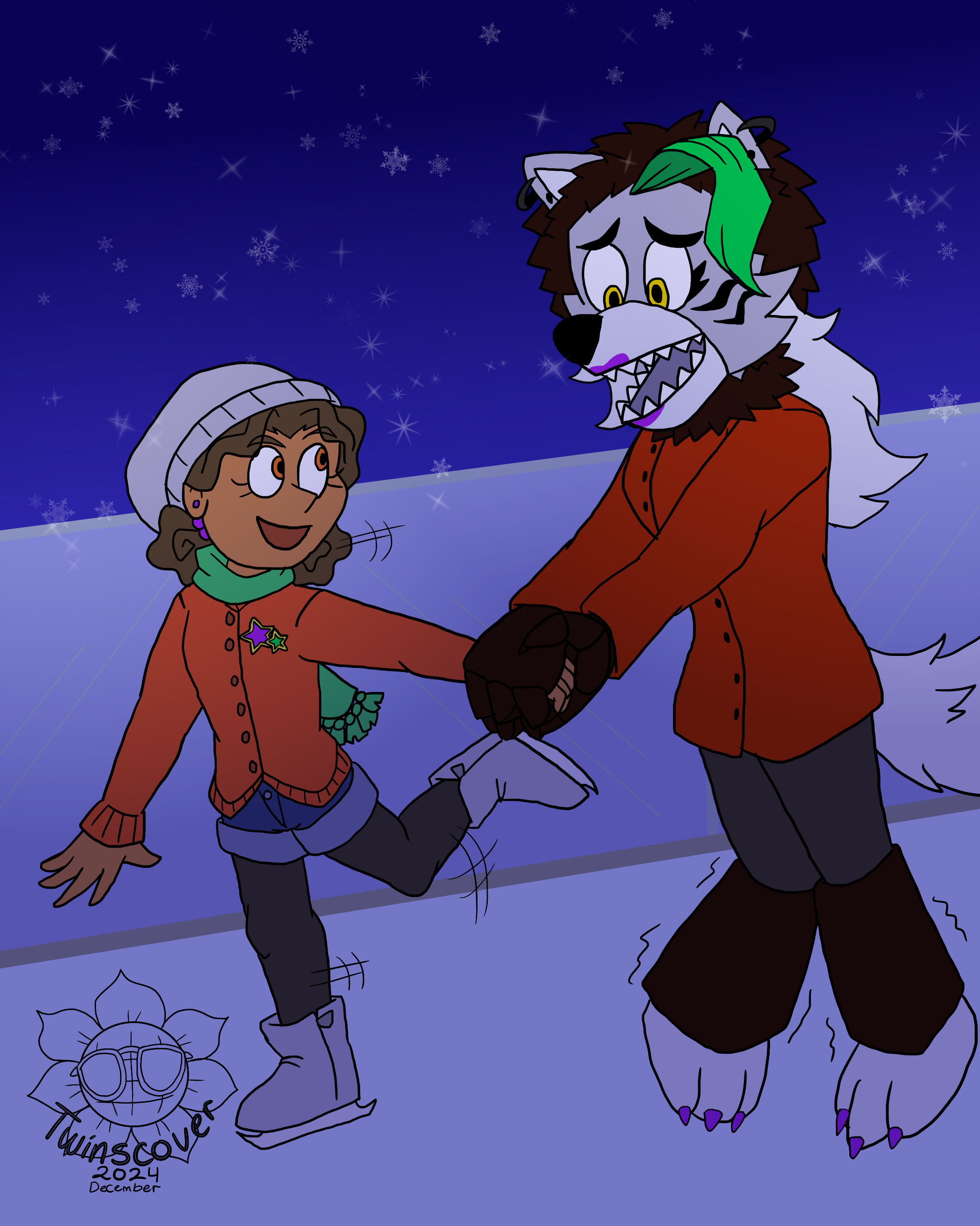 Fluffcember Day 11 - Slippery by TCTwinscover on DeviantArt