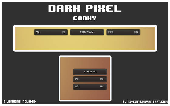 Dark Pixel Conky