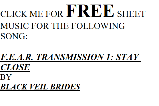 F E A R Transmission 1 Stay Close Sheet Music By Midnightshadow88 On Deviantart deviantart
