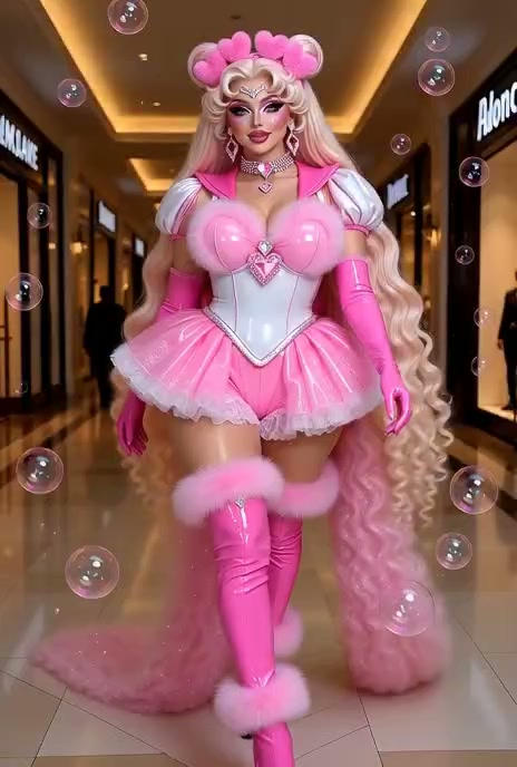 Pink magical Sailor Moon at the mall by aimeemorgan on DeviantArt