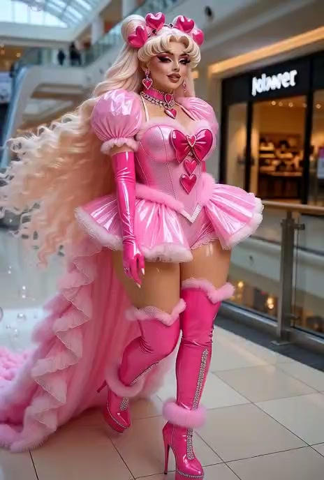 Pink magical Sailor Moon at the mall by aimeemorgan on DeviantArt
