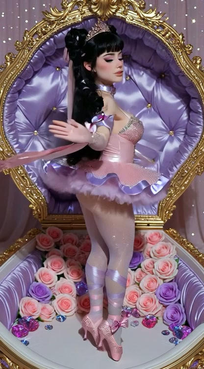 Living lavender ballerina music box doll by aimeemorgan on DeviantArt