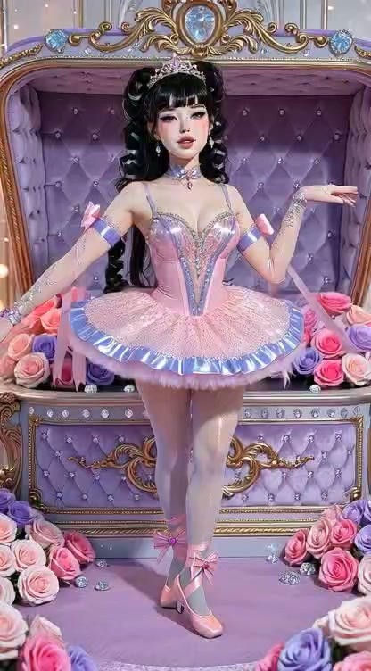 Living lavender ballerina music box doll by aimeemorgan on DeviantArt
