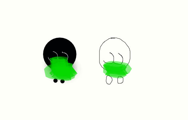 Colour Block Black's Butt by Matsuura2022 on DeviantArt