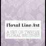 Floral Lineart Brushes