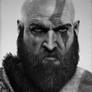 Kratos - God of War Pencil Portrait