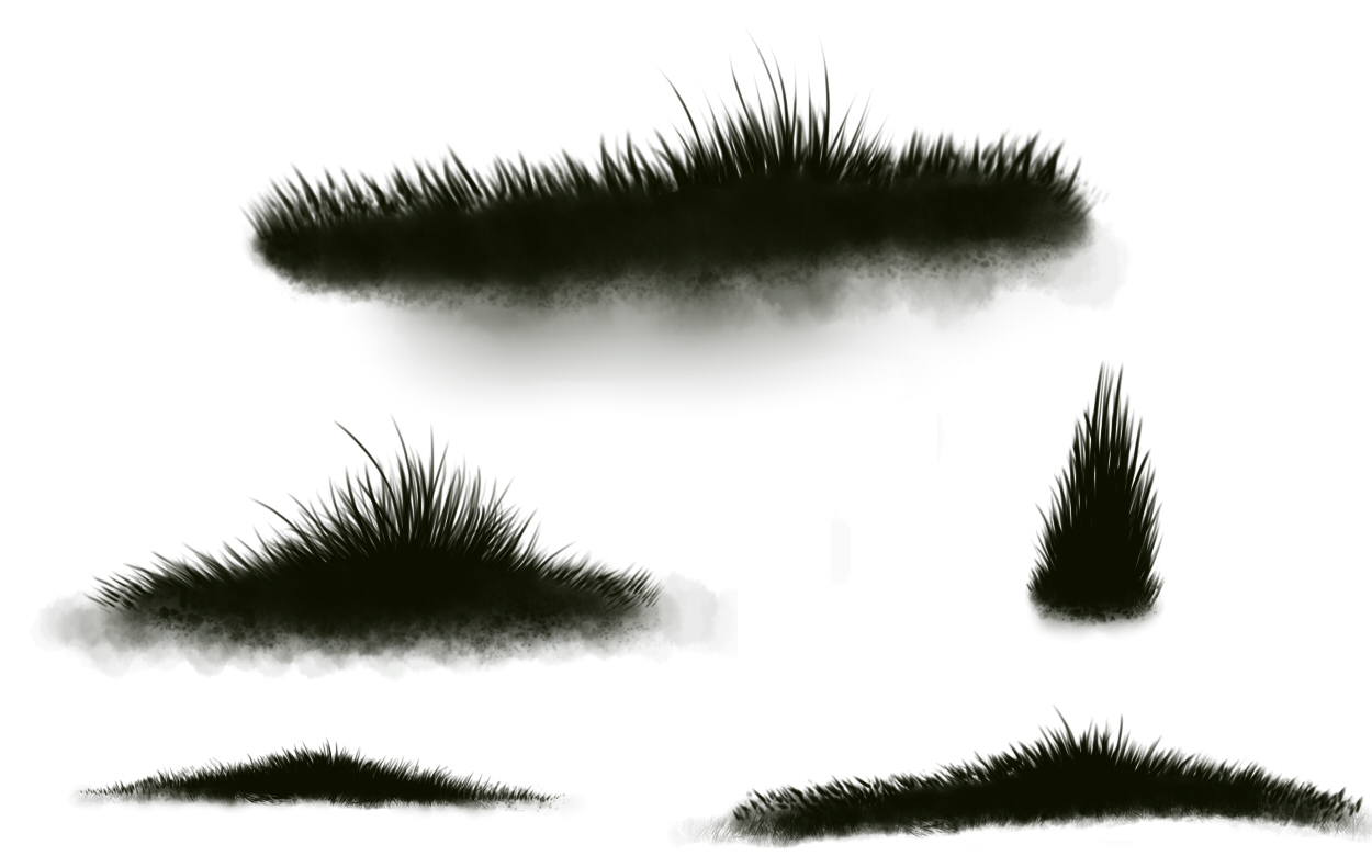 Paint Tool SAI Grass Brush Set