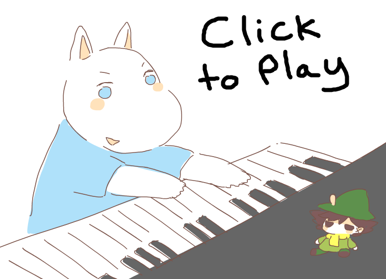 Keyboard Moomin