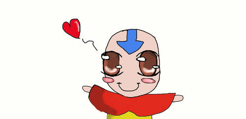 Avatar Aang - forgitten shadow of the face