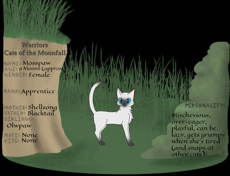 Mosspaw app. for CatsOfTheMoonfall