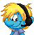 PewDiePie Smurf Icon Commission