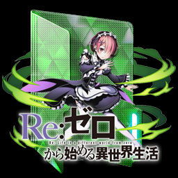 Wallpaper Re Zero Kara Hajimeru Isekai Seikatsu Folder Icon By Kiddblaster On Deviantart HD