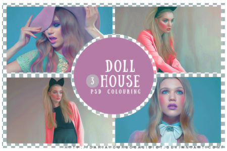 03 | PSD COLOURING | DOLL HOUSE