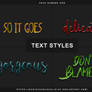 1 | TEXT STYLES PACK