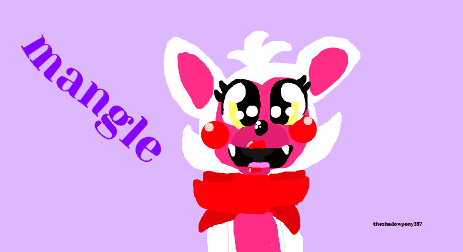 fnaf world mangle by theshadowpony357 on DeviantArt