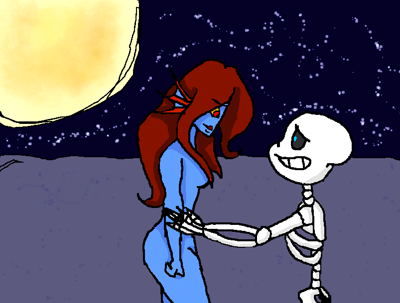 Gallery of Sans X Undyne Kiss.