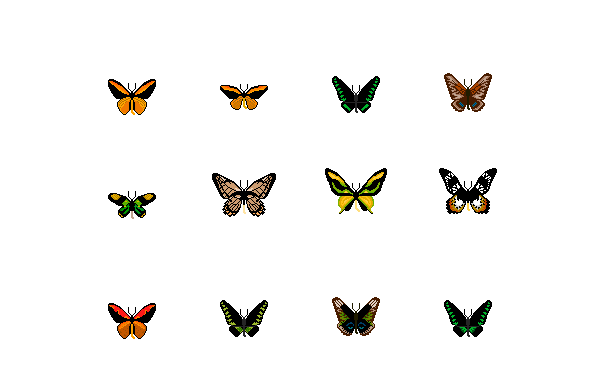 Papillons set 1