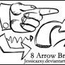 8 arrow brush