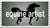 Equine Artist Stamp by Losmios