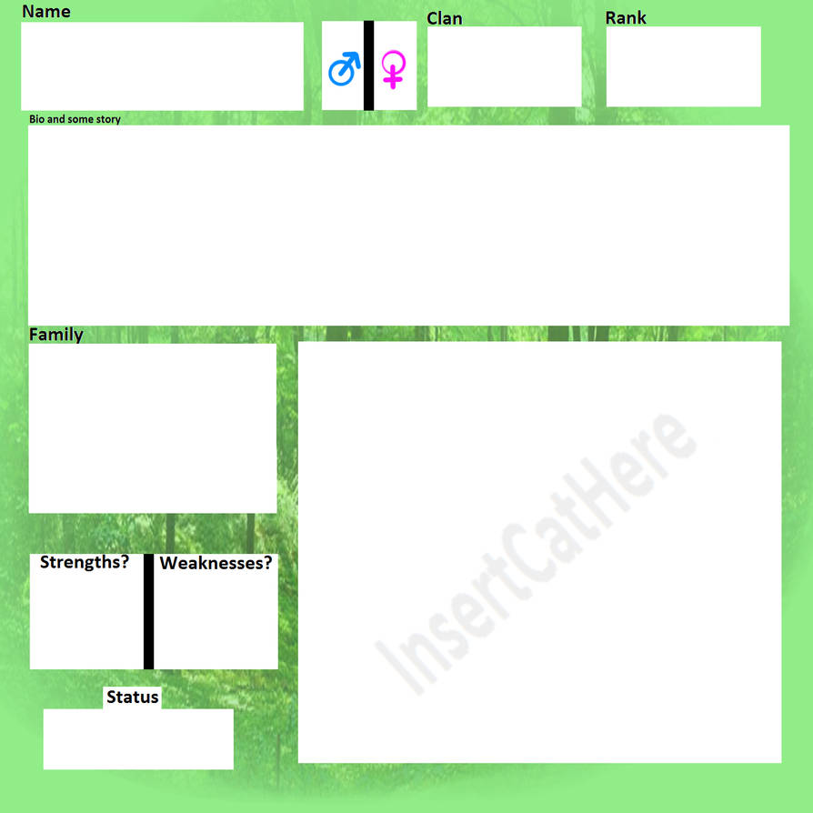 Warrior Cat Template by WolfHeart1523 on DeviantArt