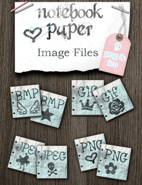 Notebook Paper Image Files