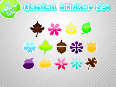 Garden Sticker Set