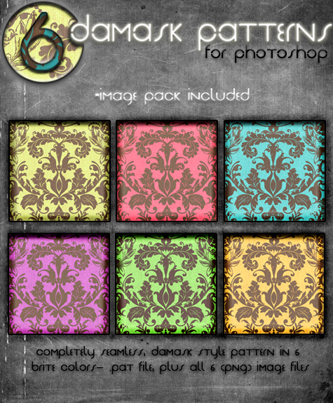 Damask Brites Patterns by kittenbella