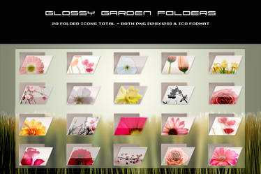 Glossy Garden Folders