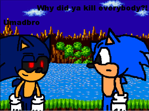 Sonic EXE in a nutshell by TheSonicResource on DeviantArt