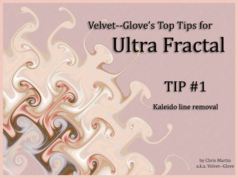 UF Tip 1 - kaleido line removal