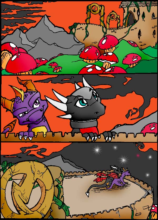 Legend of Spyro comic color