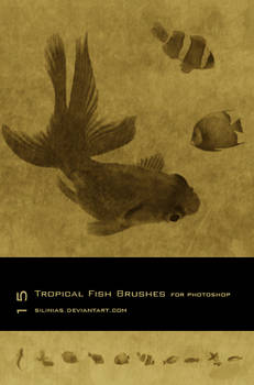 Tropical Fish Brushes PS