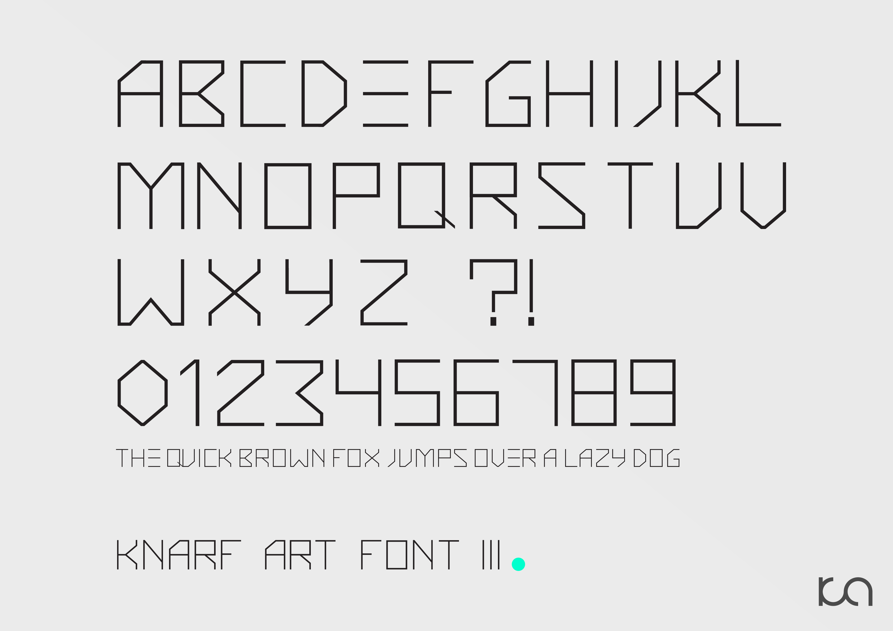 Knarf Art Font 3